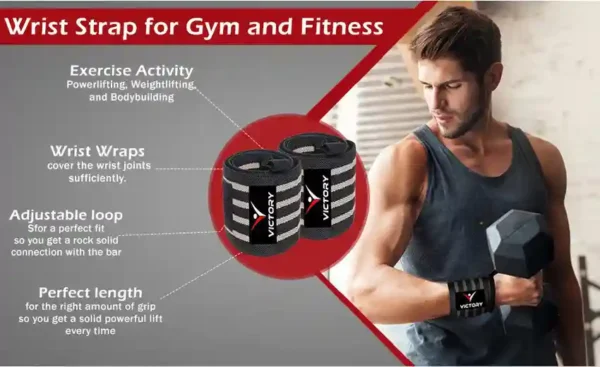 Victory Wrap Gym & Fitness Gloves - Image 5