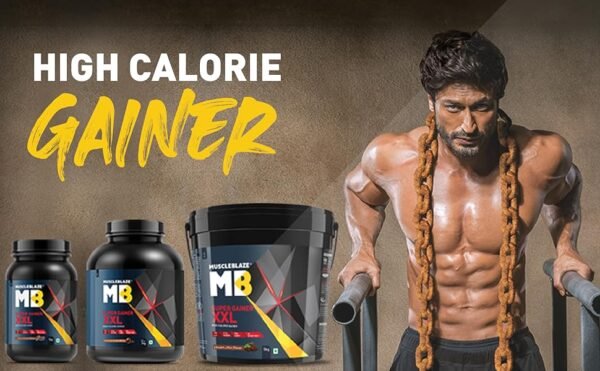 MUSCLEBLAZE Super XXL, For Muscle Weight Gainers/Mass Gainers  (500 g, Chocolate) - Image 6