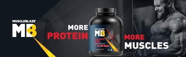 MUSCLEBLAZE Super XXL, For Muscle Weight Gainers/Mass Gainers  (500 g, Chocolate) - Image 3